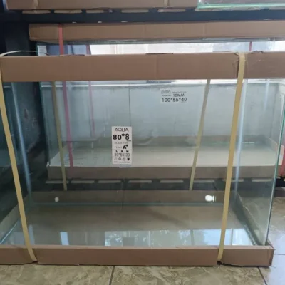 آکواریوم شیشه‌ای آکوا 80×55×30 سانت